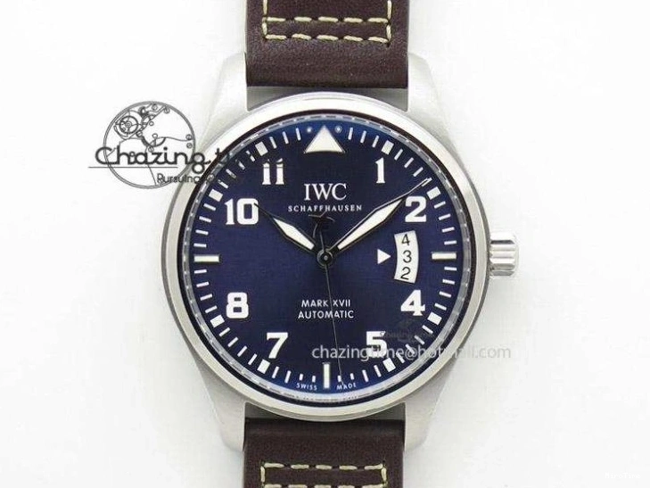 MIROTIME 0106 Portofino Chrono RG ZF 1:1 Best Edition Blue Dial Gold Markers on Black Leather Strap A FlexibleFit 7112